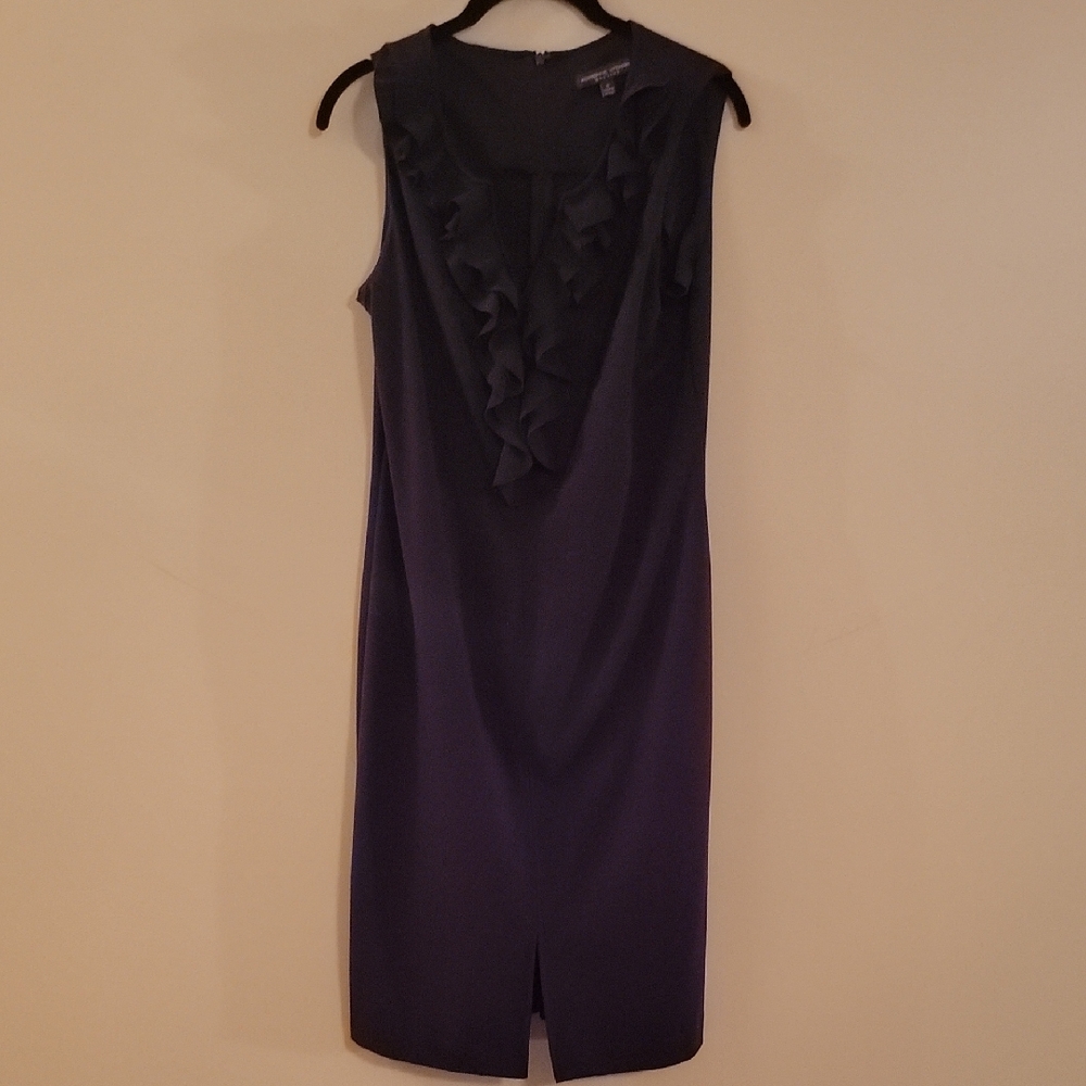 Elegant Purple Sleeveless Dress
